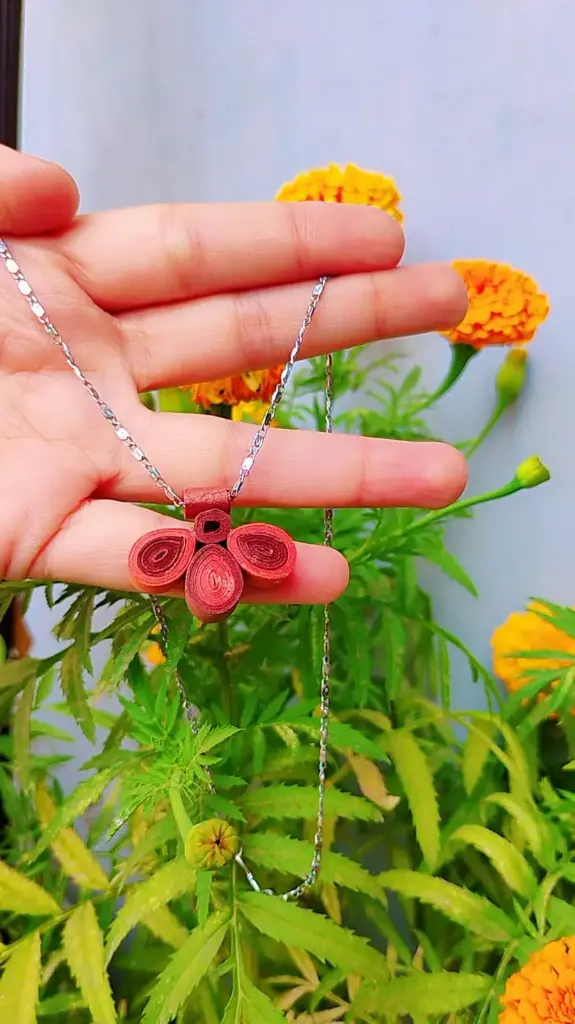 Paper Quilling Necklace